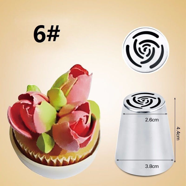 7 PCS Cake Decorating Biscuits  Pastry Nozzels