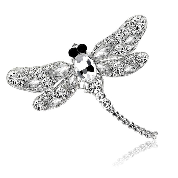 Austrian Crystal Dragonfly Brooches