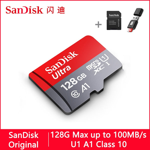 Sandisk Ultra Micro SD 128GB 32GB 64GB 256GB 16G 400GB Micro SD Card SD/TF Flash Card Memory Card For Phones