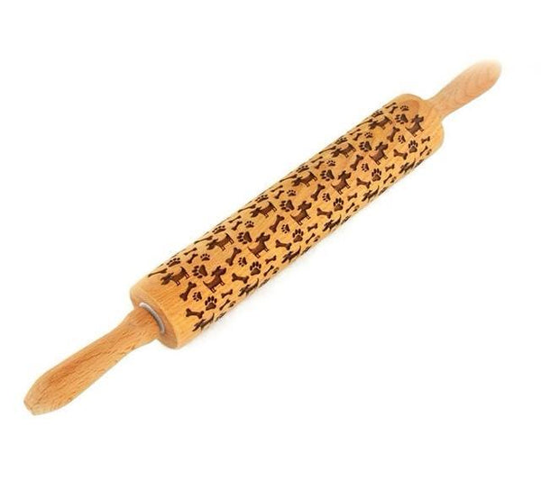 Christmas Patterned Dough Roller