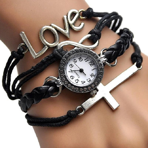 Christian CROSS Bracelet Watch