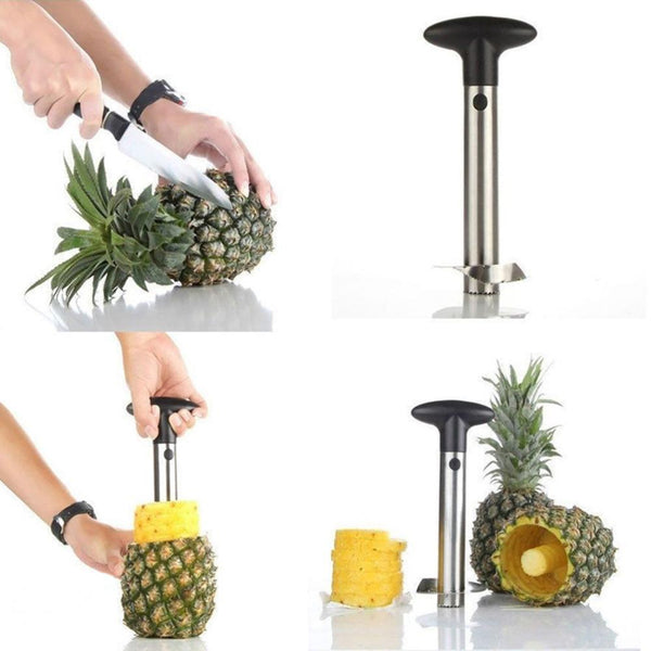 Pineapple Peeler, Pineapple Corer, Pineapple Slicer - All In One Kitchen Gadget