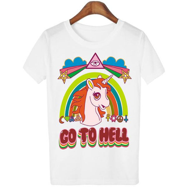 Expressive  Unicorn T-shirt
