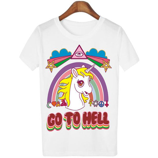 Expressive  Unicorn T-shirt