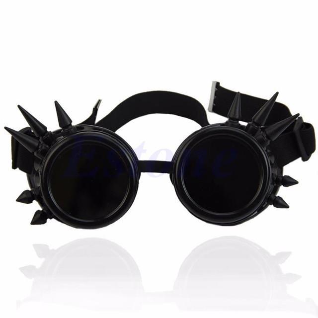 Victorian Gothic Cosplay Rivet Steampunk Glasses