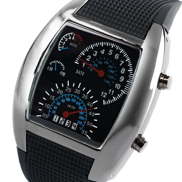 Moto Speedometer Digital Watches