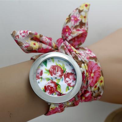 Ribbon Flower Watch