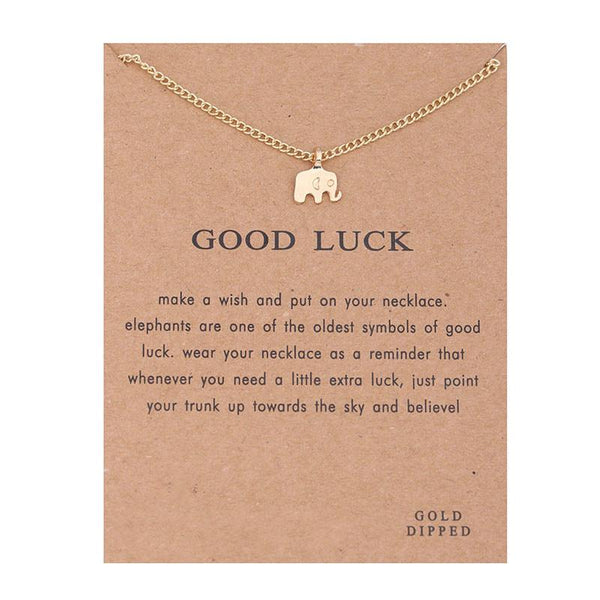 Goog Luck Elephant Necklace