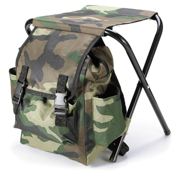 Camo Back Pack Folding Chair