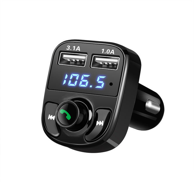 FM Transmitter Mp3 Player and Bluetooth Handsfree Car Kit