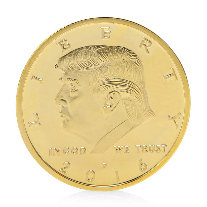 Golden Donald Trump Presidential Coin 2016