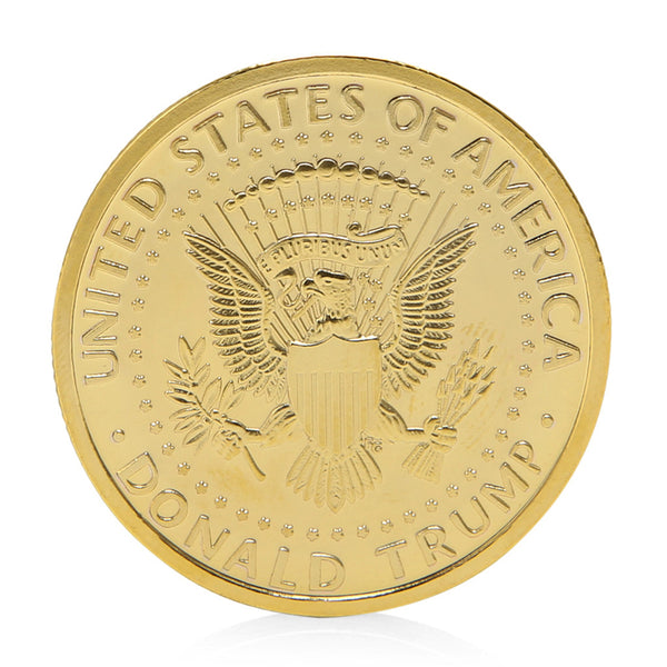 Golden Donald Trump Presidential Coin 2016