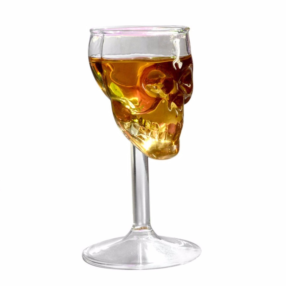 Amazing Skull Wine Glass