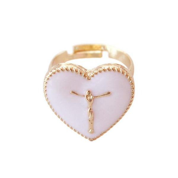 Cute Unicorn Heart Ring