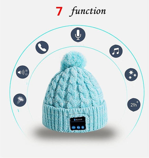 Knitted  Bluetooth Beanie Hat