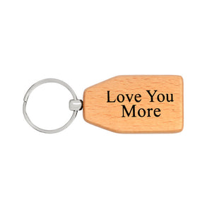 Family Wooden Key Chain