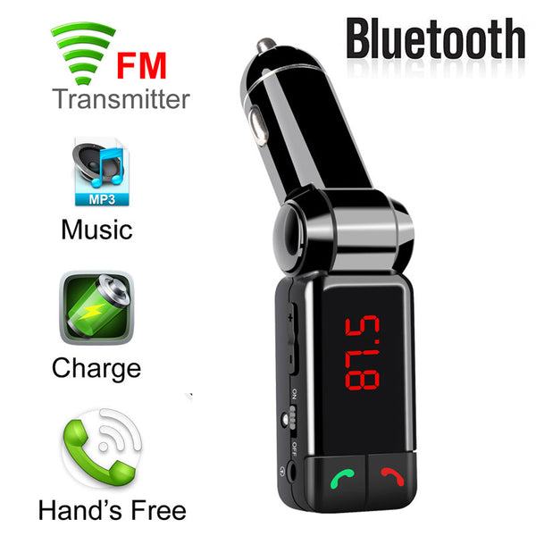 Car FM Transmitter With Bluetooth