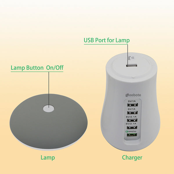 Mushroom Multi Port USB Charger  for Mobile Phone and Tablet
