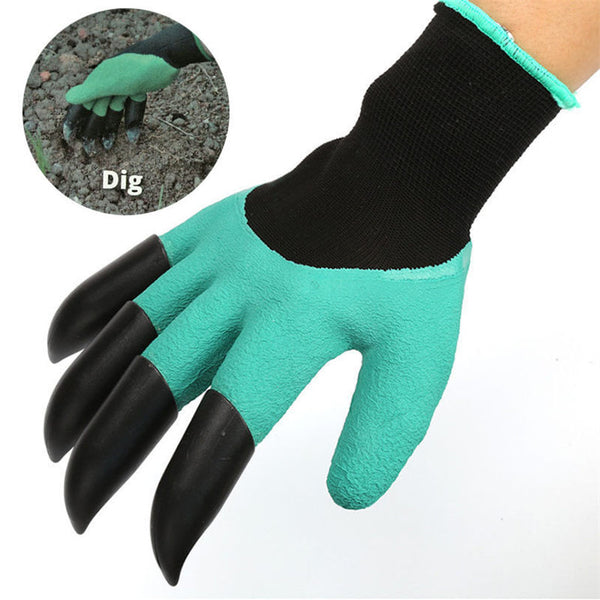 Gardening Gloves  with 8 ABS Plastic Claws