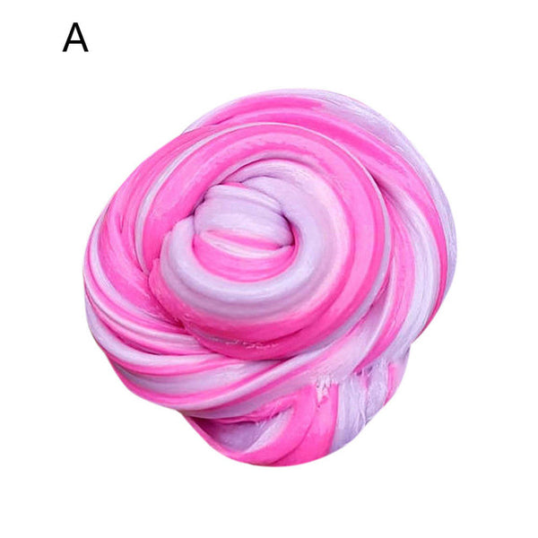 Fluffy Multicolor Foam Slime Putty Stress Relief
