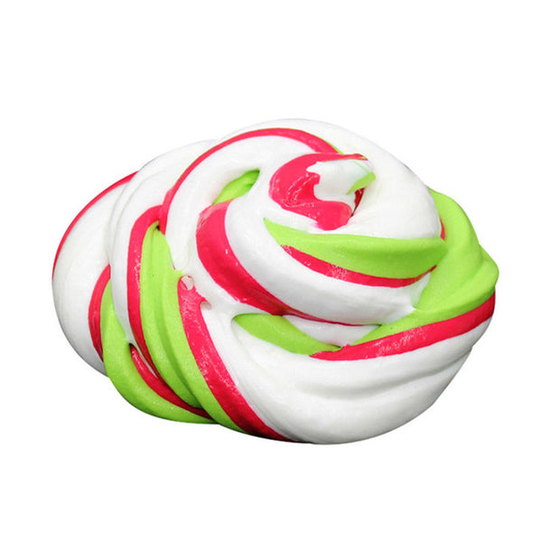 Fluffy Multicolor Foam Slime Putty Stress Relief