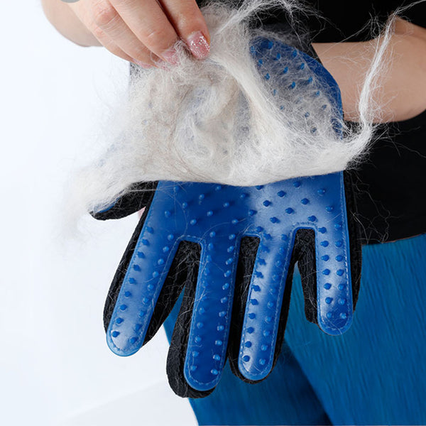 Pet Deshedding Brush Glove (Great for Cats/Dogs)