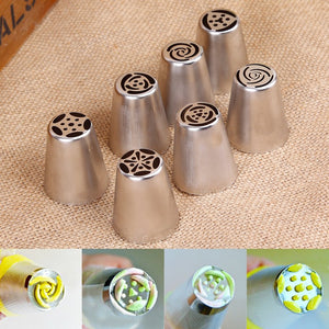 7 PCS Cake Decorating Biscuits  Pastry Nozzels