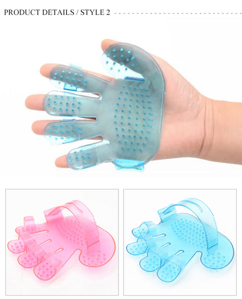 Pet Deshedding Brush Glove (Great for Cats/Dogs)