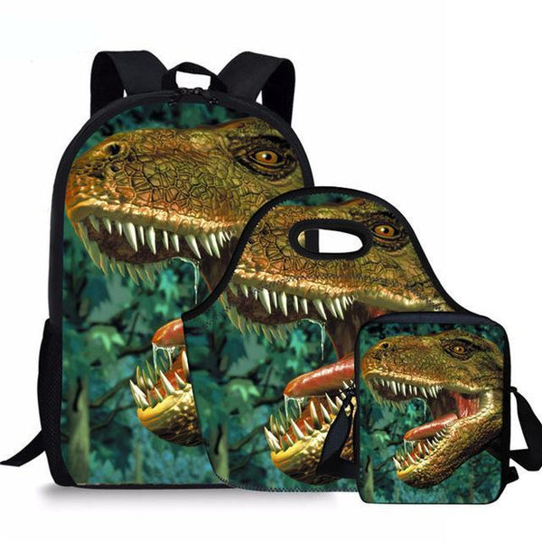 Dinosaur School Bag Backpack Set