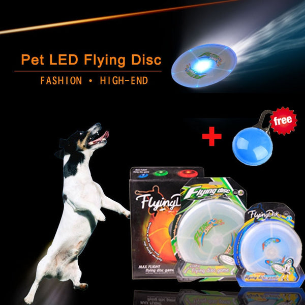 Dog Night LED Light Flying Frisbee