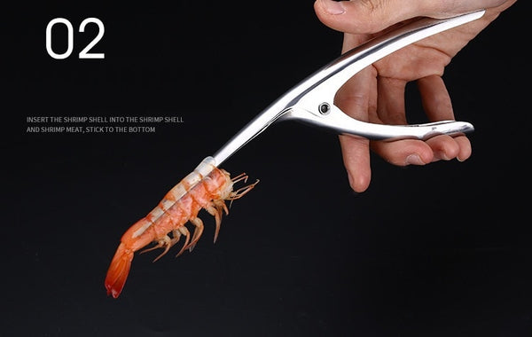 High-Class Stainless Steel Smart Shrimp Peeling Tool